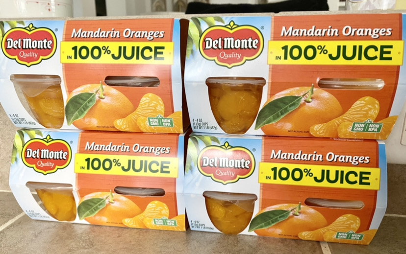 mandarin oranges in 100% juice