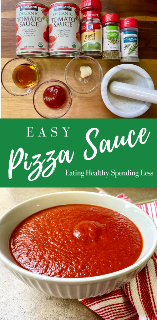 ingredients showing how easy it is to make pizza sauce