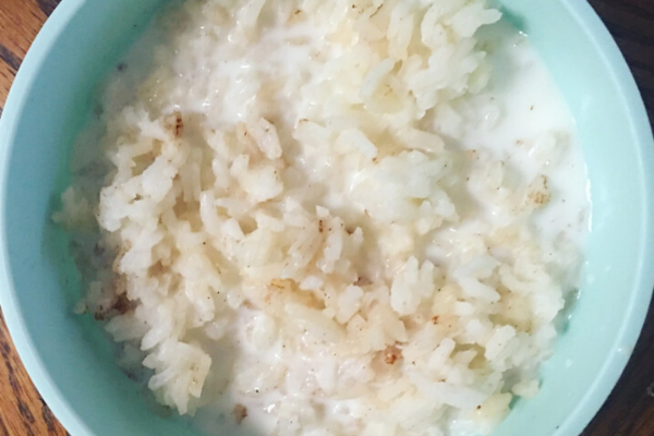 leftover rice warm rice cereal