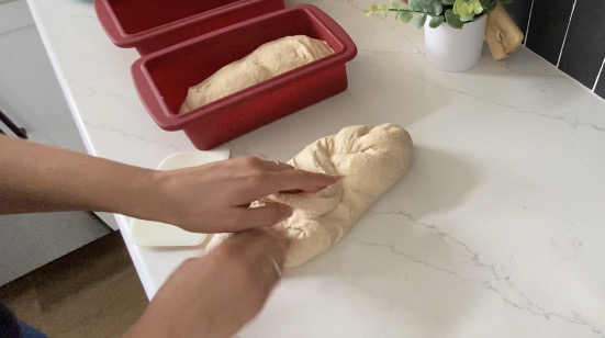 braiding sourdough bread preparing to bake fresh milled whole wheat sourdough bread